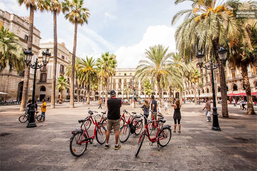 Cykeltur i Barcelona